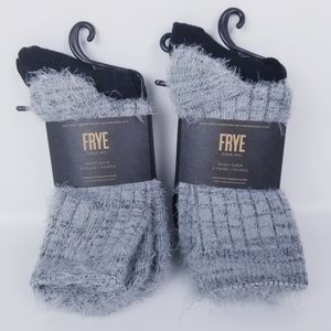 Frye 2 Pack Boot Socks Ribbed & Feather Yarn